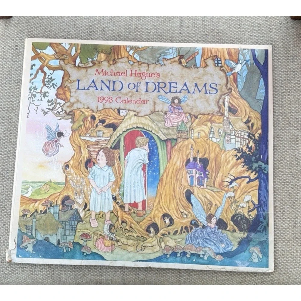 Michael Hague Land of Dreams 1993 Calendar Fantasy‎ Fairy Art AMCAL